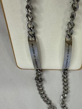 Two Stainless Steel Bracelets Engraved Latitude and Longitude of Disney World.